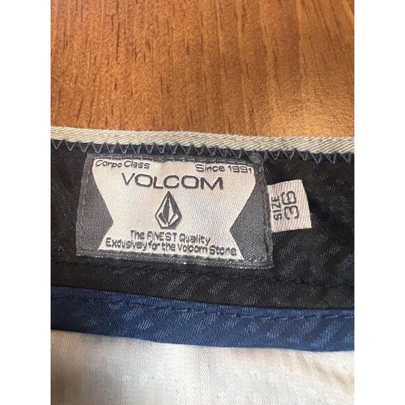 Volcom Pants‎ Mens 36x32 Khaki Straight Leg Chino Casual Dress Workwear Modern - Picture 5 of 16